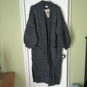 COPY - Beautiful heavyweight charcoal cardigan. Brand new with tags. From Junk …